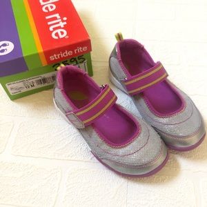 Stride Rite Metallic Velcro Shoe